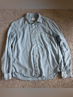 NN07 Button Down Long Sleeve Pocket Shirt